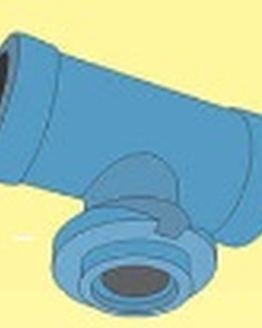 Tee PVC W/ Ceramic Nozzle